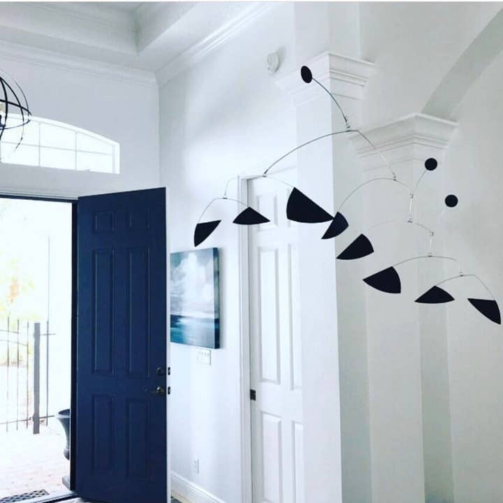 Kelly Design Mobiles - Venta al por mayor Móviles - Móvil colgante moderno con triángulos negros2