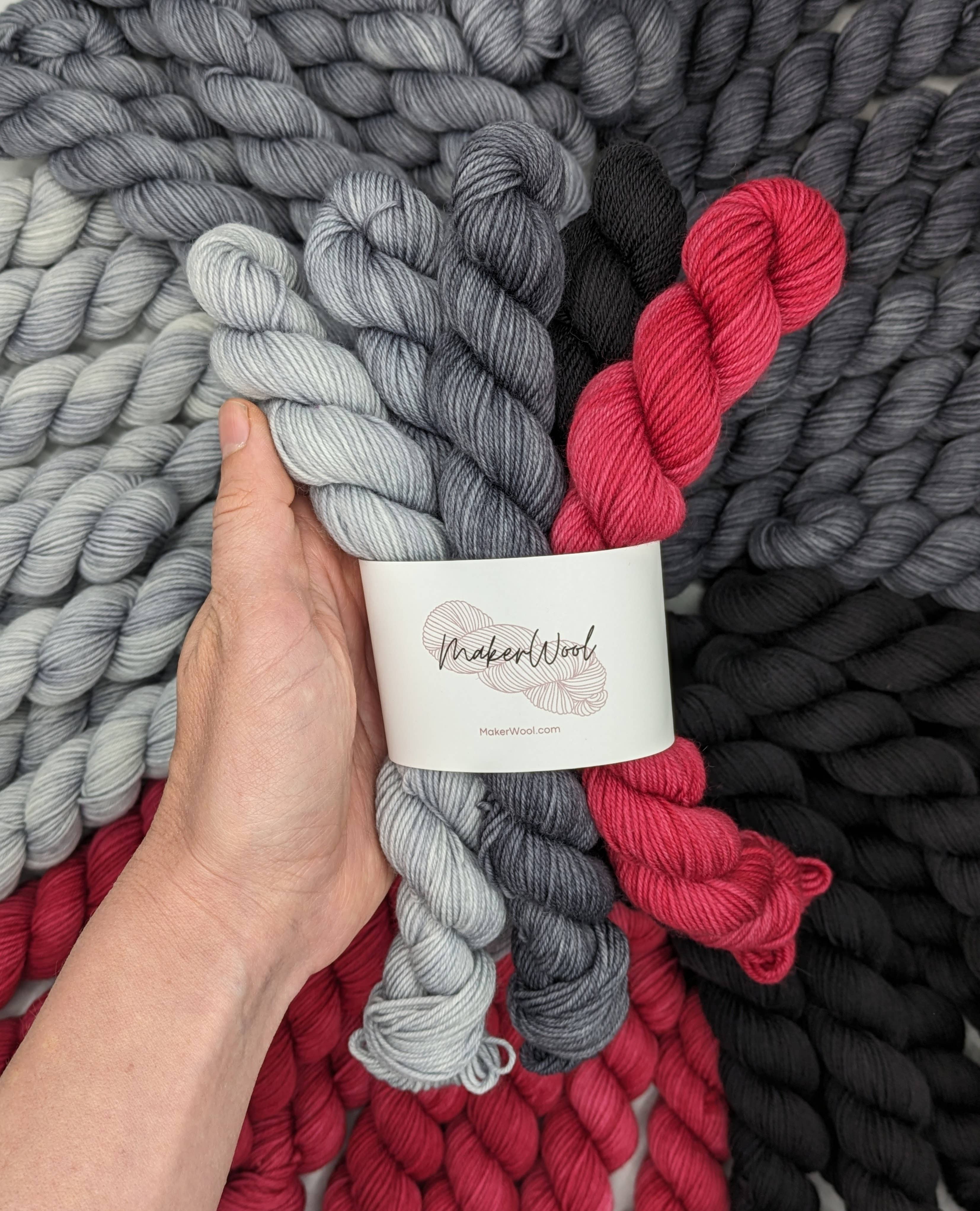 MakerWool – wholesale Garn – Mini Garn Skein Set6