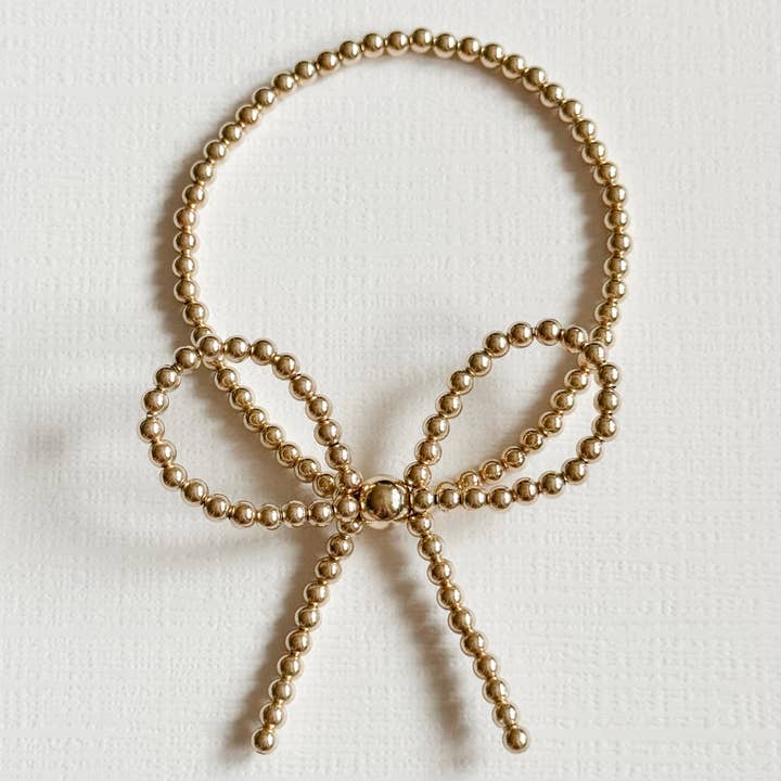 Bow Gold Bracelet for wholesale by Gardenia Co