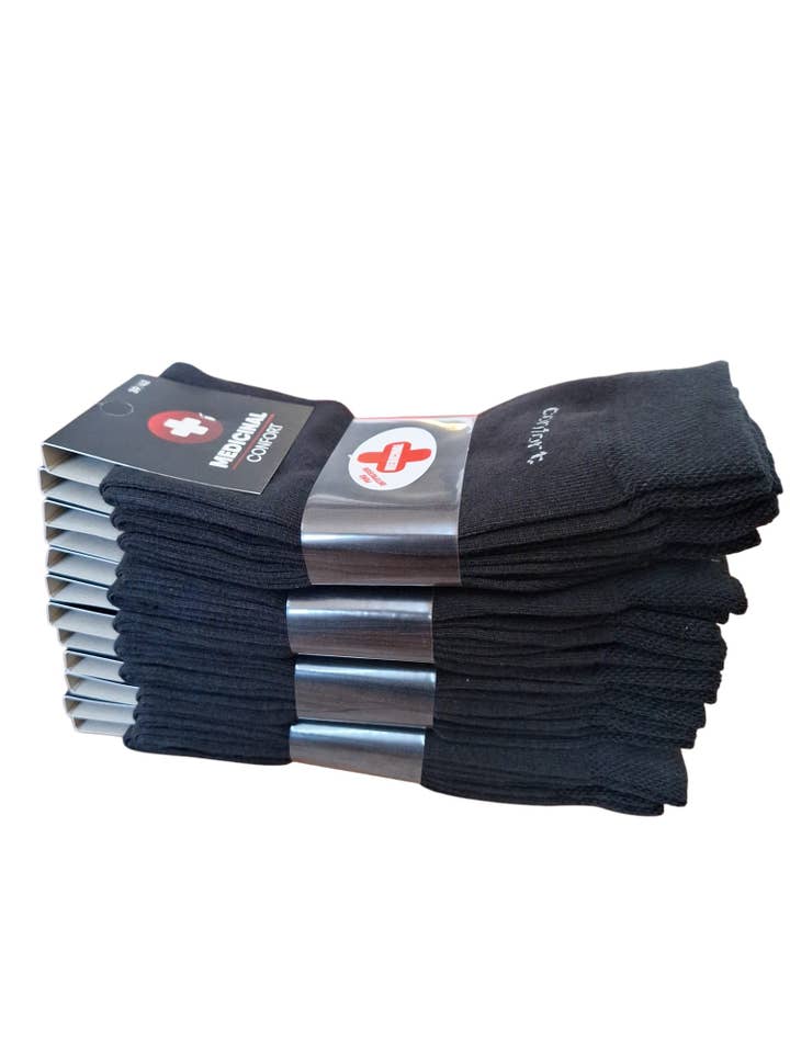 Cotton Socks - Wholesale Socks - Baby - Ref:27-01 Pack of 12 Pairs of Medicinal Socks 100% Cotton3