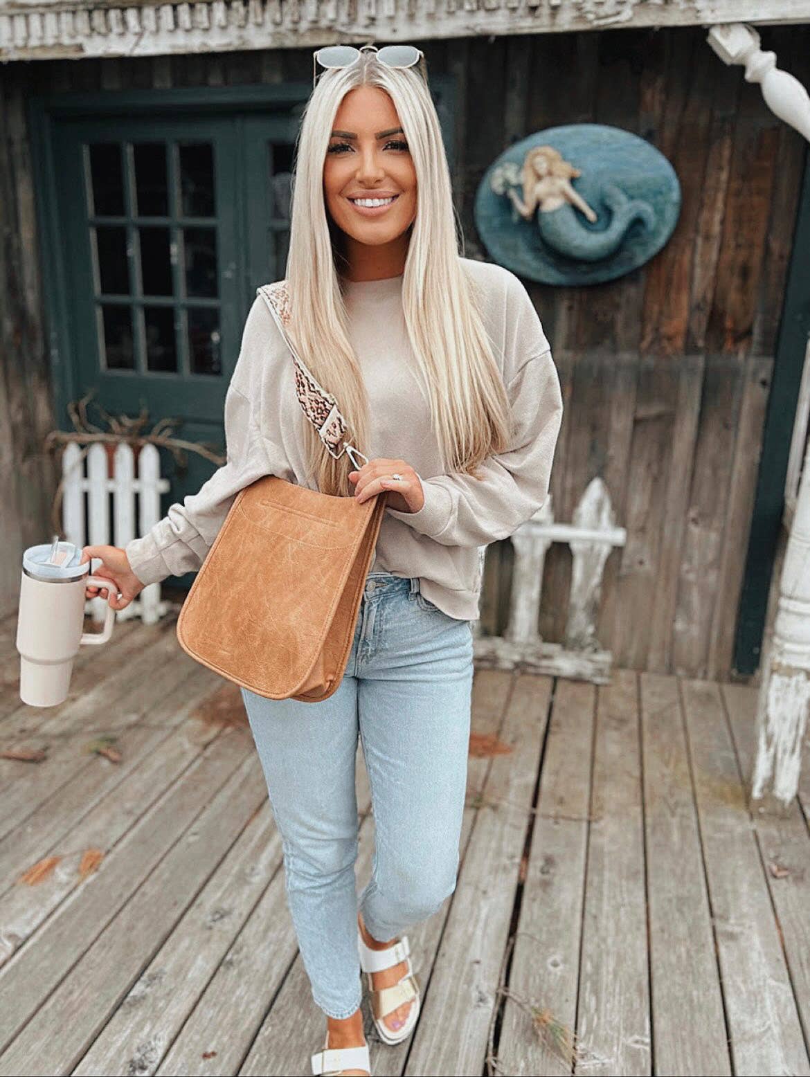 Babs + Birdie - Wholesale Crossbody Bag - Women's - The Sailor | Zippered Crossbody Bag - Pick Your Strap18