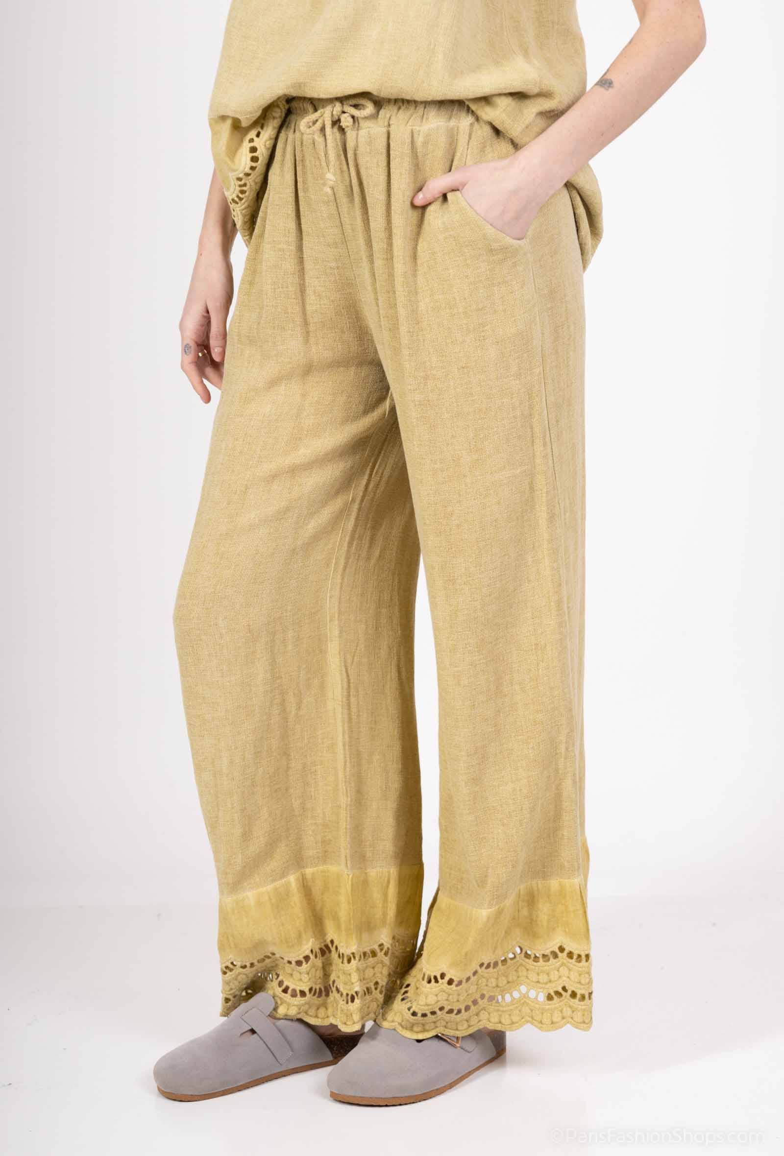 Shyloh - Wholesale Pants - Women's - Embroidered pants 2060317