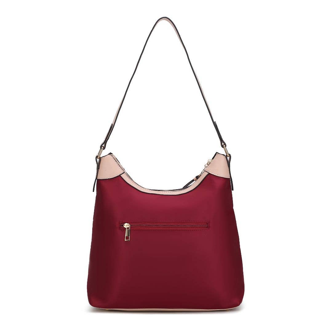 MKF Collection - Vendita all'ingrosso Tracolla - Donna - Borsa a tracolla Harper con portafoglio in pelle vegana di Mia K14