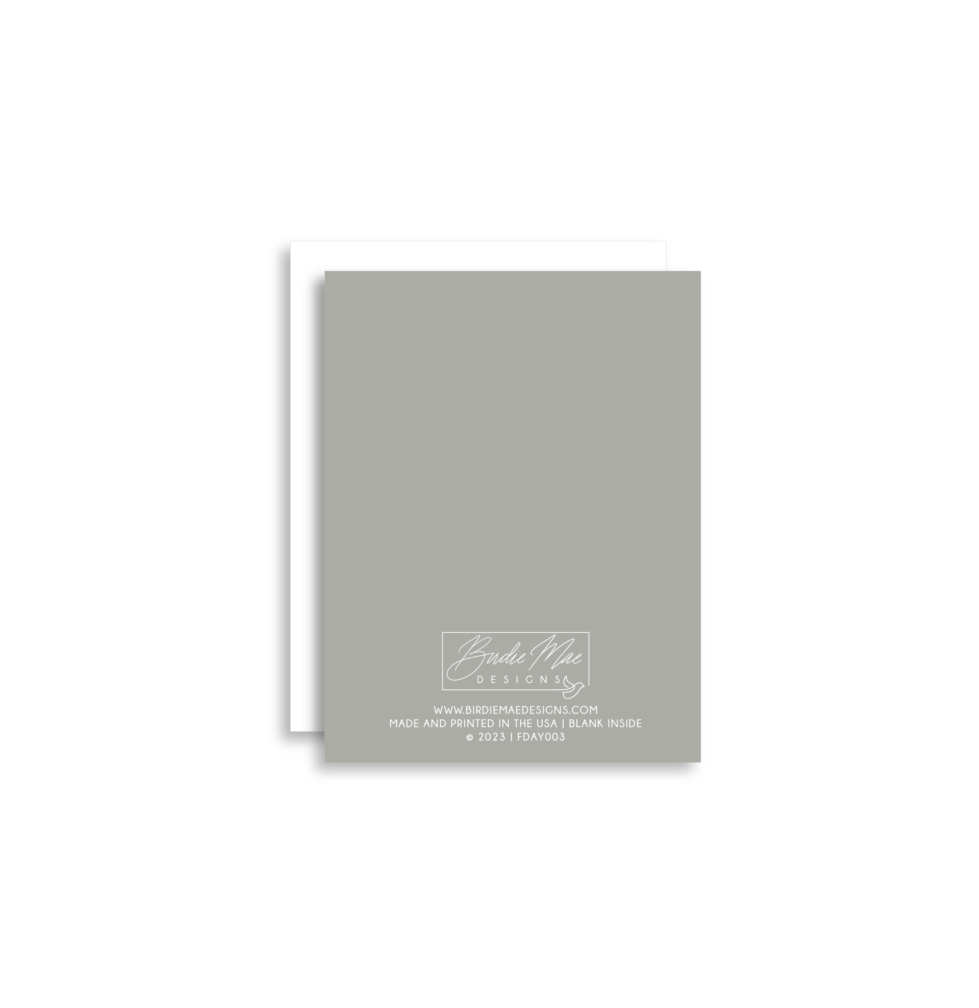 Birdie Mae Designs - Wholesale Father's Day Card - #1 Dad Sports Fan Hand Fathers Day Greeting Card1