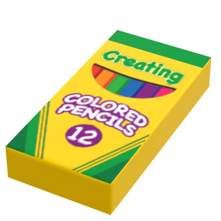 B3 Customs - Wholesale Colored Pencil - Creating Colored Pencils (1x2 Tile) made using LEGO part - B3 Customs