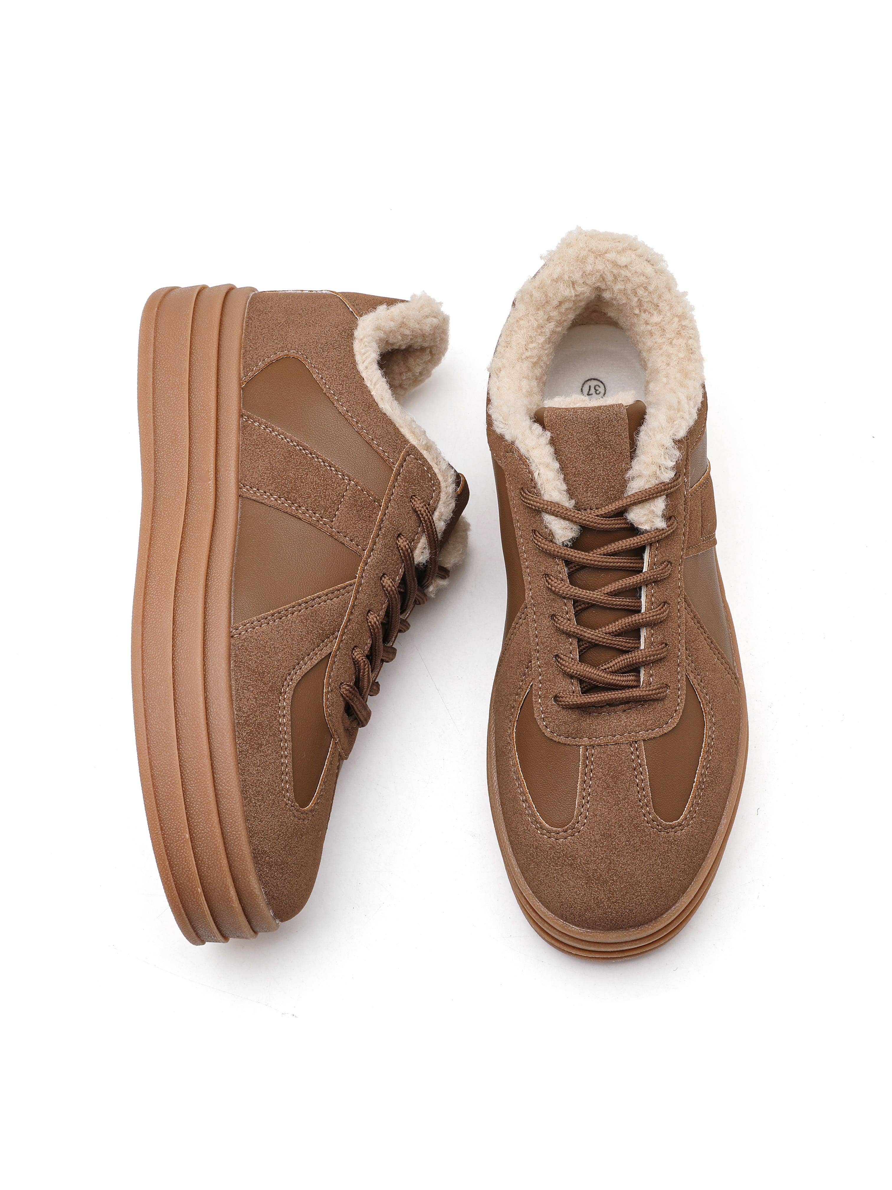 ISABAC - Vente Baskets tendance – femme - Baskets - 1906 Camel2