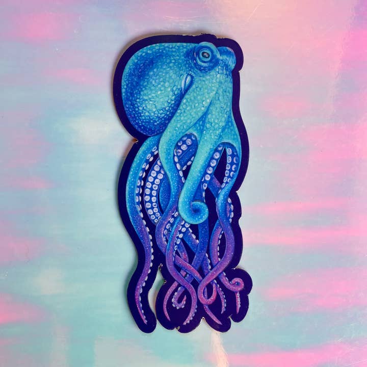 Oktopus-Magnet: Octogalaxy | Octopus Lover | Kühlschrankmagnet für den Großhandel von Chelzart