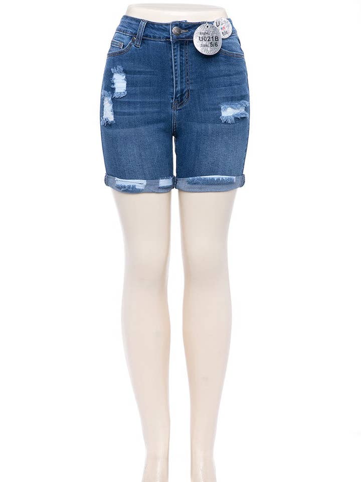 Mini-short taille haute pour la vente par U Jeans