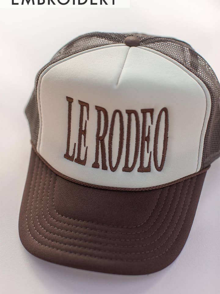 Embroidery Western Cowboy Rodeo Trucker Hat for wholesale by Space 46 Wholesale