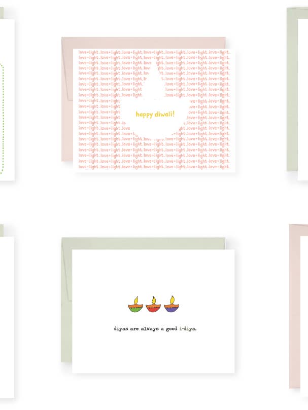 Pack de cartes Diwali pour la vente par Pyarful