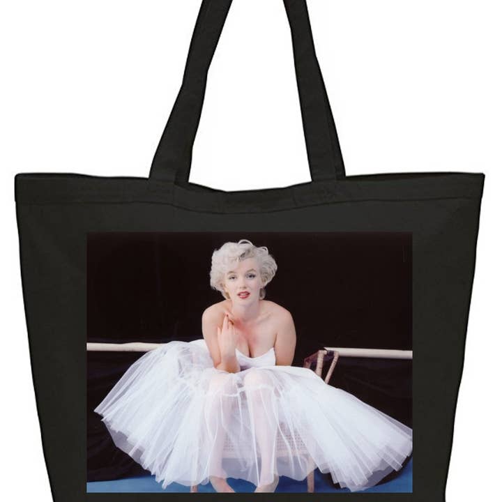 Marilyn Monroe in Tutu Large Tote Grocery & Stuff Bag for wholesale by BMS BIZ