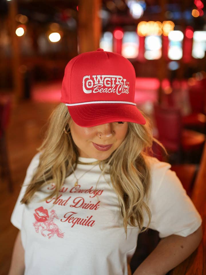Cowgirl Beach Club Hat for wholesale by Girl Tribe Co