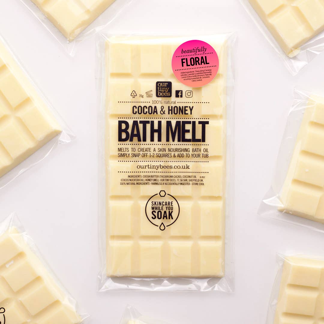 Our Tiny Bees – wholesale Bath/body oil – Floral Bath Melt / Ylang-Ylang & Lemon / 100% Natural / Eco Friendly2