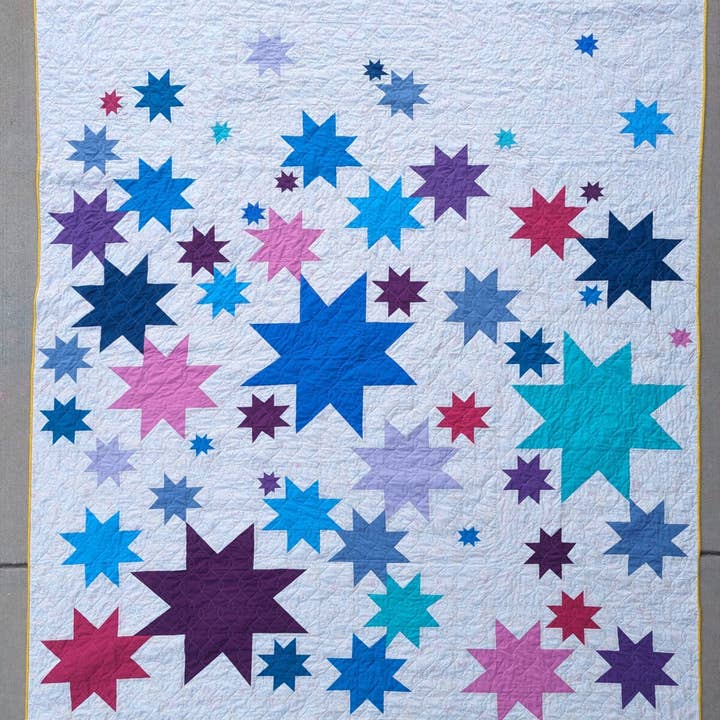 Slightly Biased Quilts - Wholesale Quilt - SAMPLE SALE - Vela Queen