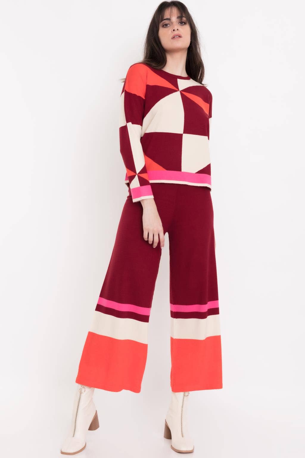 CMS Love - Wholesale Knit Sweater - Women's - GEOMETRIC JERSEY B2B2