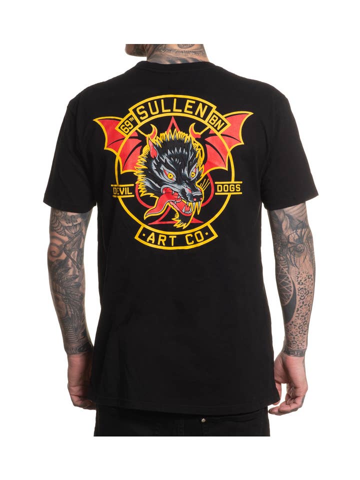 Sullen Clothing - Wholesale Screen Printed T-Shirt - Men's - Devil Dogs Premium
