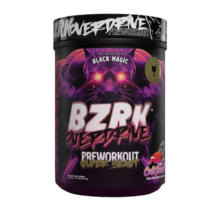 Campus Protein - Wholesale Protein/Superfood Powder - Black Magic BZRK Overdrive Pre-Workout