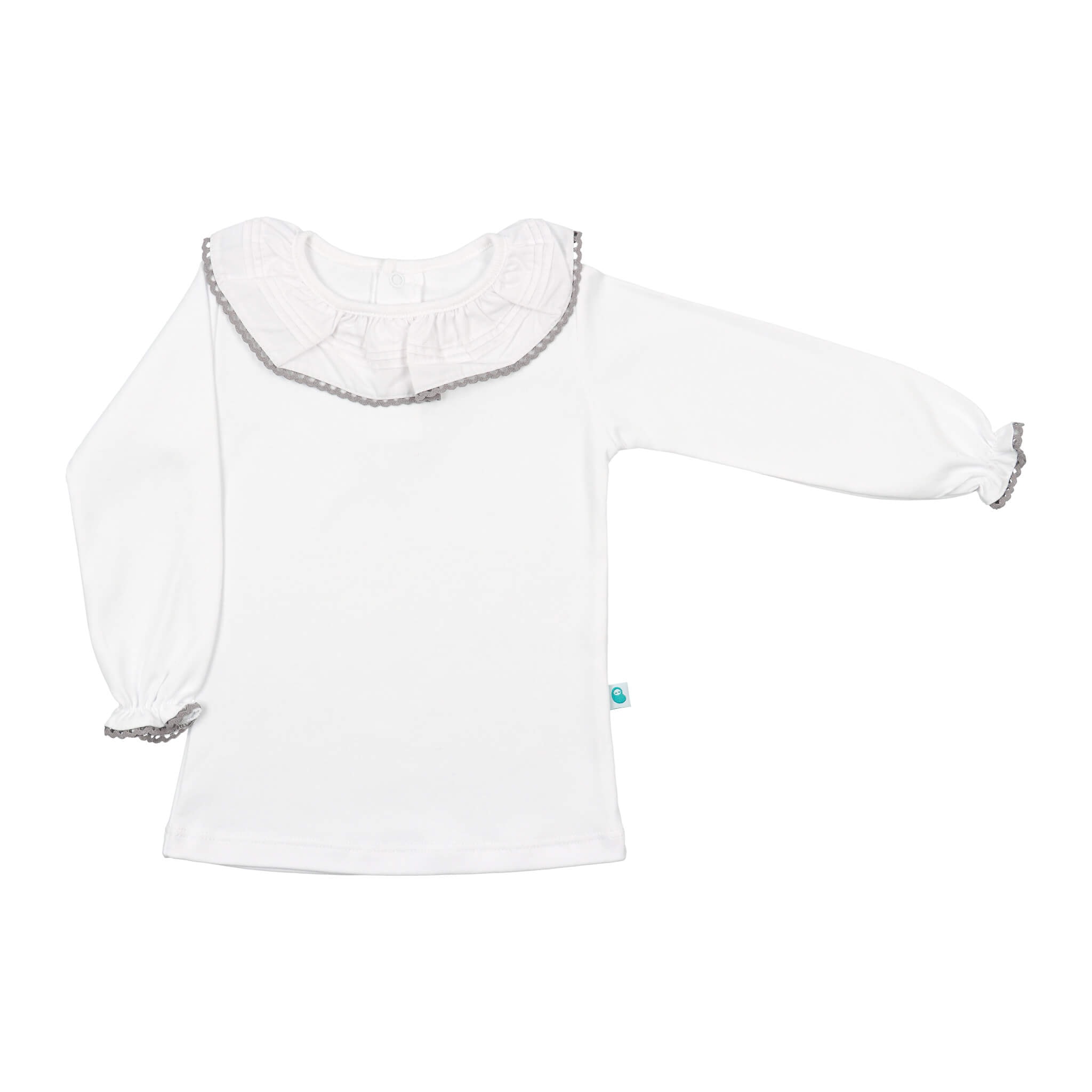 Bean Baby Clothes - Wholesale T-Shirt - Kids - Baby Cotton Shirt with Greek Lace Collar14