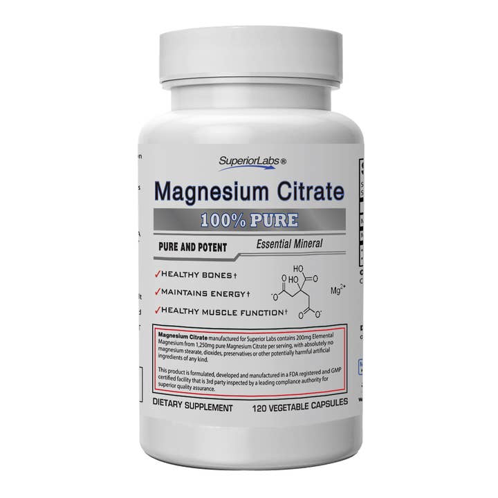Magnesium Citrate for wholesale by Superior Labs