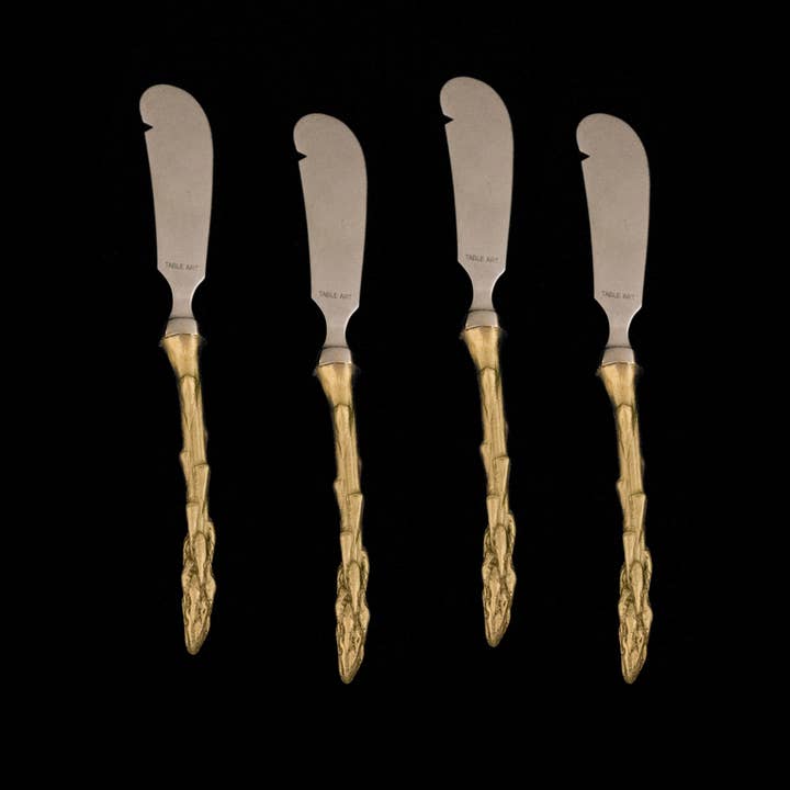 Ensemble d'épandeur à asperges 4 pièces pour la vente par Michael Michaud Table Art