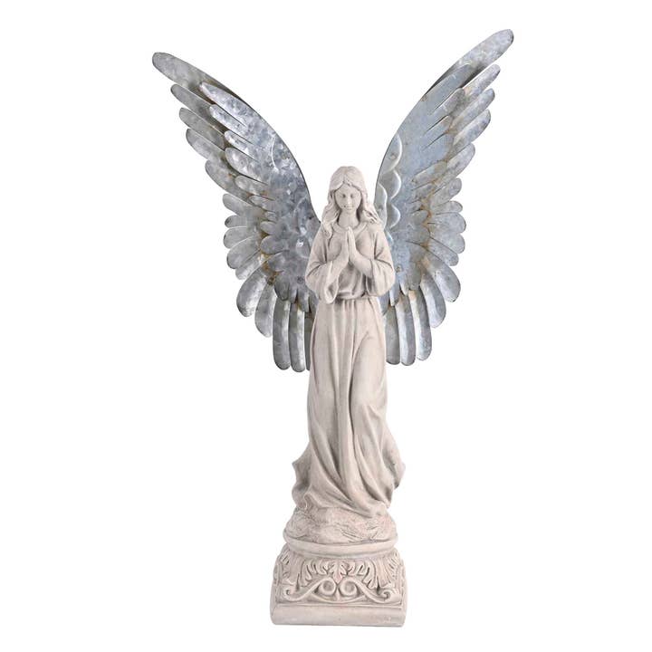 Angel Figurine Praying Detachable Wings for wholesale by Dicksons