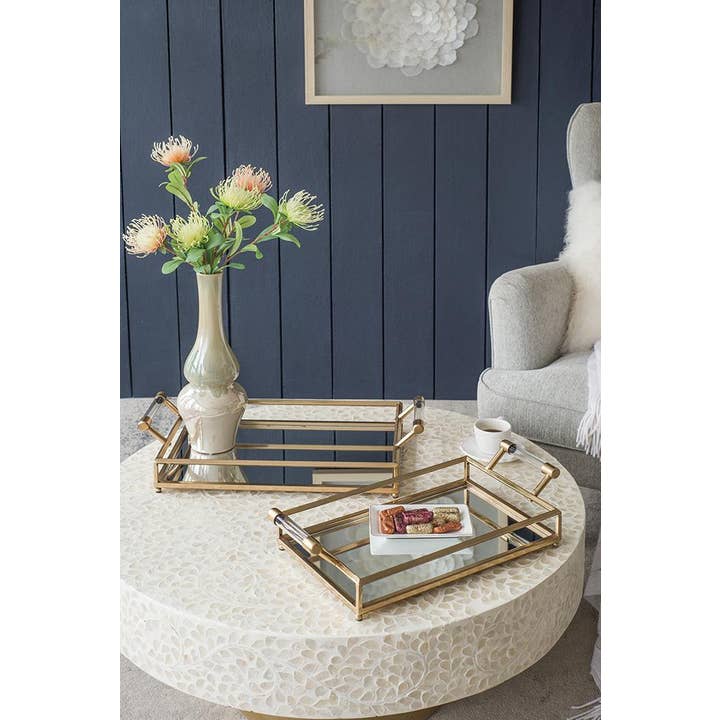 A&B Home Group Inc. - Wholesale Decorative Tray - S/2 Mirror Decorative Tray7