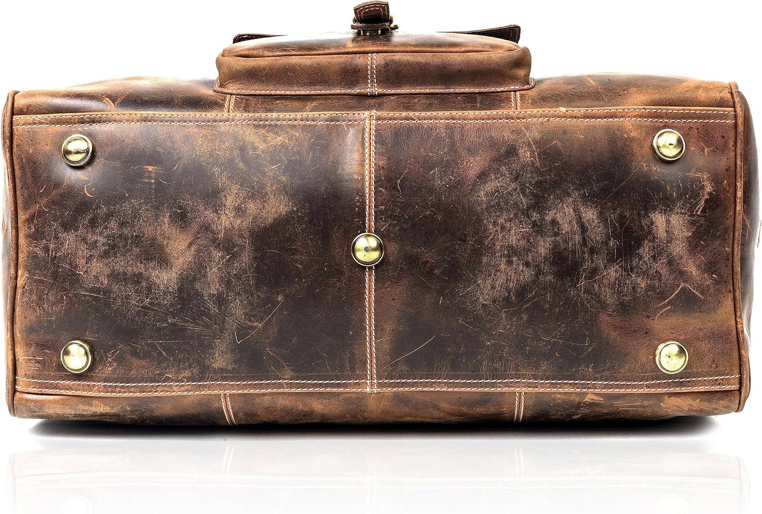 Tuzech Leather – wholesale Duffelväskor – Unisex – Tuzech stor läderväska 20-tums duffel för resor, träningsväska och handbagage – unisex13