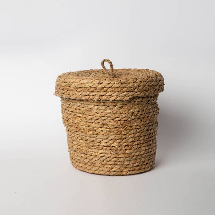 Porto Boutique - Wholesale Basket - Basket – Seagrass Storage with Lid6