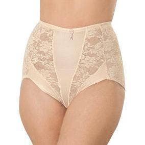 Cortland Style 4096 Women's High Waisted Full Lace Panty Brief