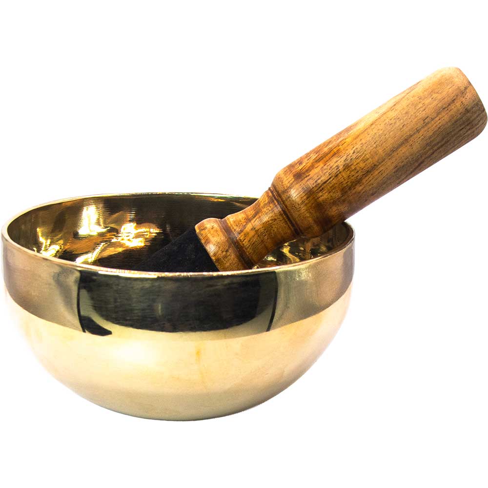Kheops International - Wholesale Meditation Supplies - Handmade Singing Bowl Medium Plain (Each)1
