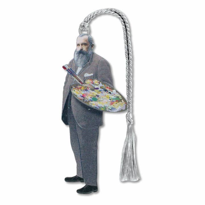 Claude Monet Metal Bookmark, MADE in USA for wholesale by David Howell and Company