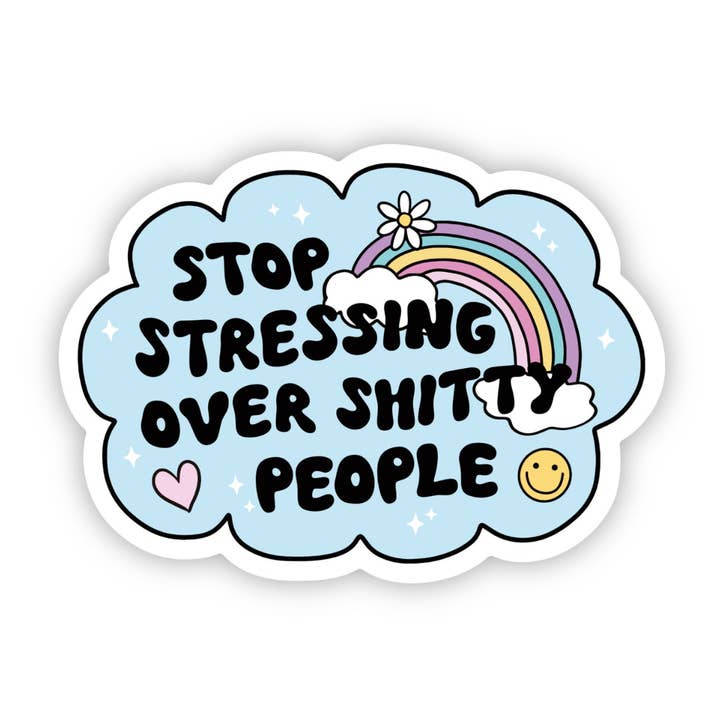 Stop Stressing Sticker for wholesale by A Touch of Whimsy Designs