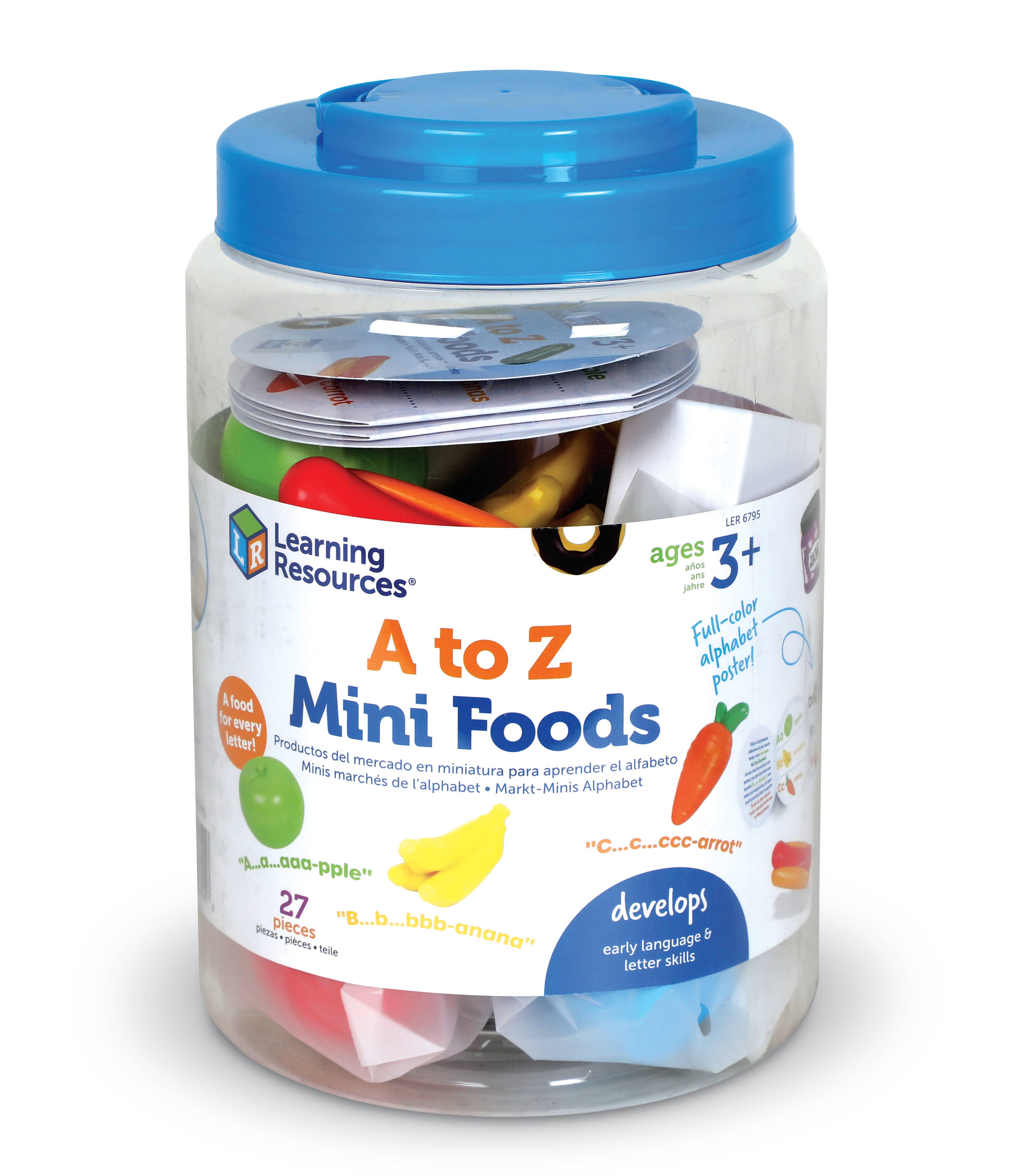Learning Resources - Wholesale Toy Set - Kids - A to Z Mini Foods1
