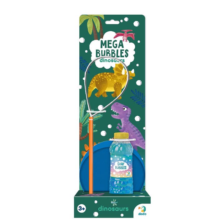Jactal - Wholesale Bubble Wand - Kids - Mega Dinosaur Soap Bubbles 450ml