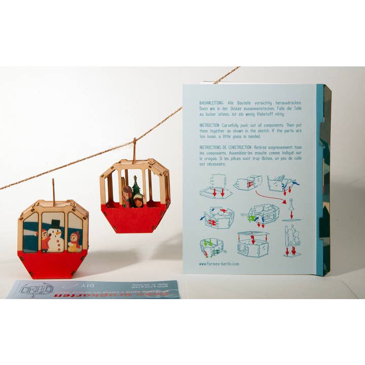 Formes Berlin GbR - Wholesale Christmas Decoration - Gondola 3D decorative greeting card (copy)3
