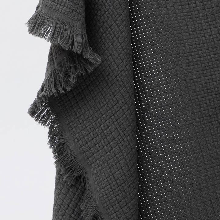 Woven Stories - Wholesale Throw Blanket - Cotton Linen Blend Basketweave Throw Blanket2