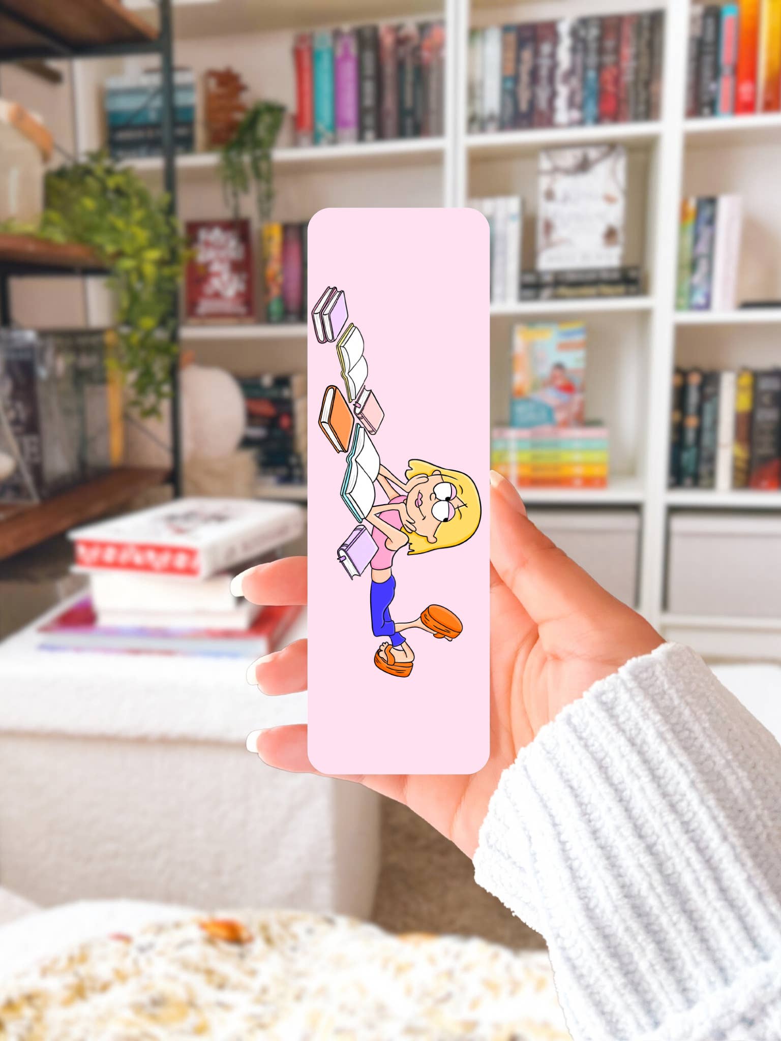 KarlaRaeDesigns - Wholesale Bookmark - Pink Lizzie McGuire Bookmark