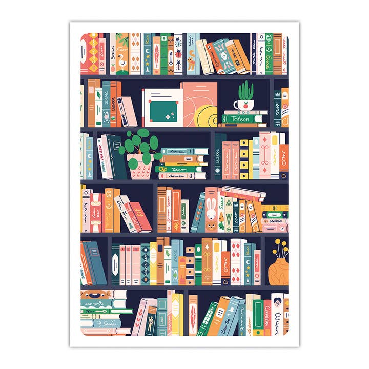 A4-poster - Boekenliefhebbers voor wholesale door Maison Joliette