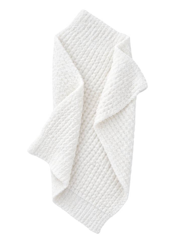 SpearmintLOVE – wholesale Filtar – Barn och baby – Phufy® Bliss Waffle Mini-filt, Vit