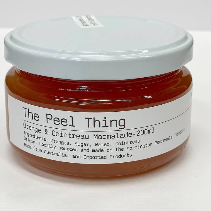 The Peel Thing - Wholesale Preserves - Gift Size -Marmalade - Orange + Cointreau - 200ml