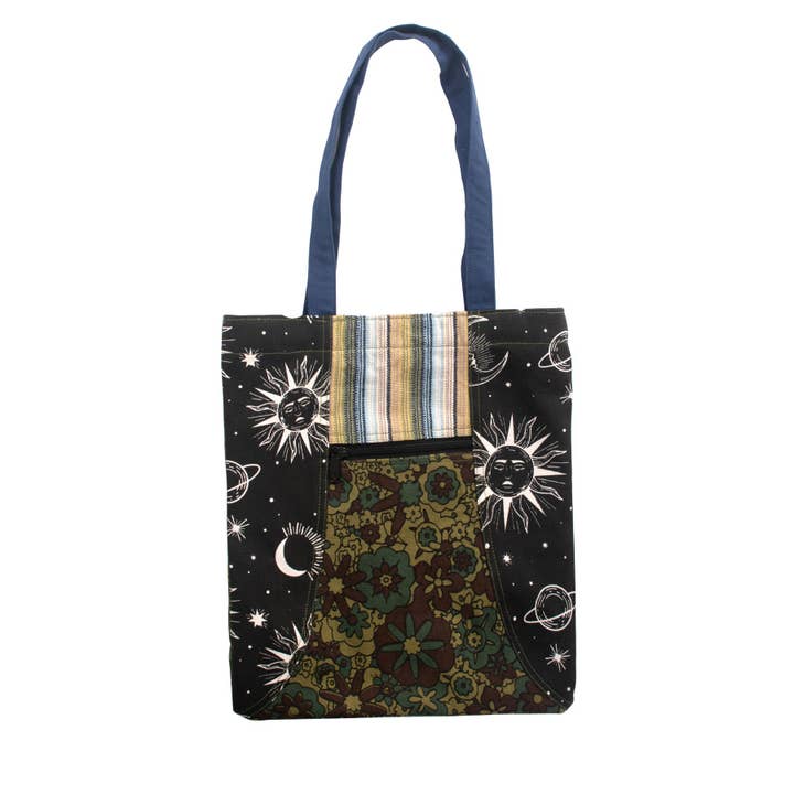 Patchwork Tote Book Bag and other Purchase Wholesale tejidos patchwork. Free Returns & Net 60 Terms on Faire trending on Faire.