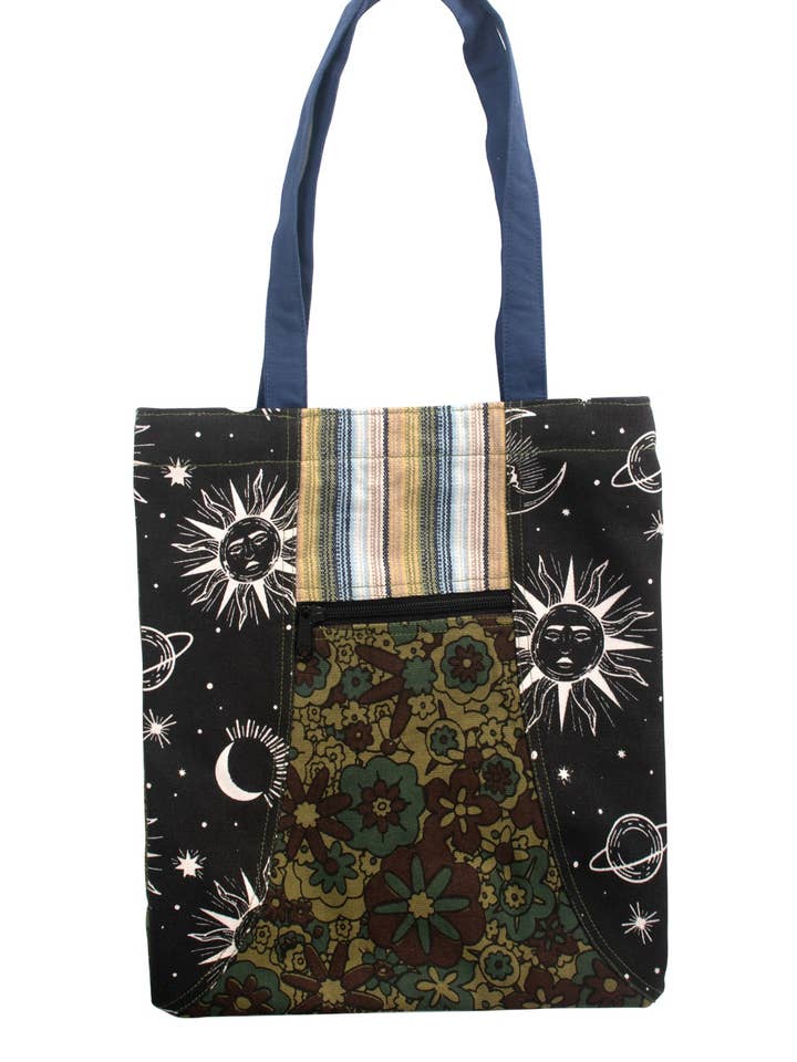 Bolso Tote de Retazos para Libros para venta al por mayor de Lakhays Collection Inc.