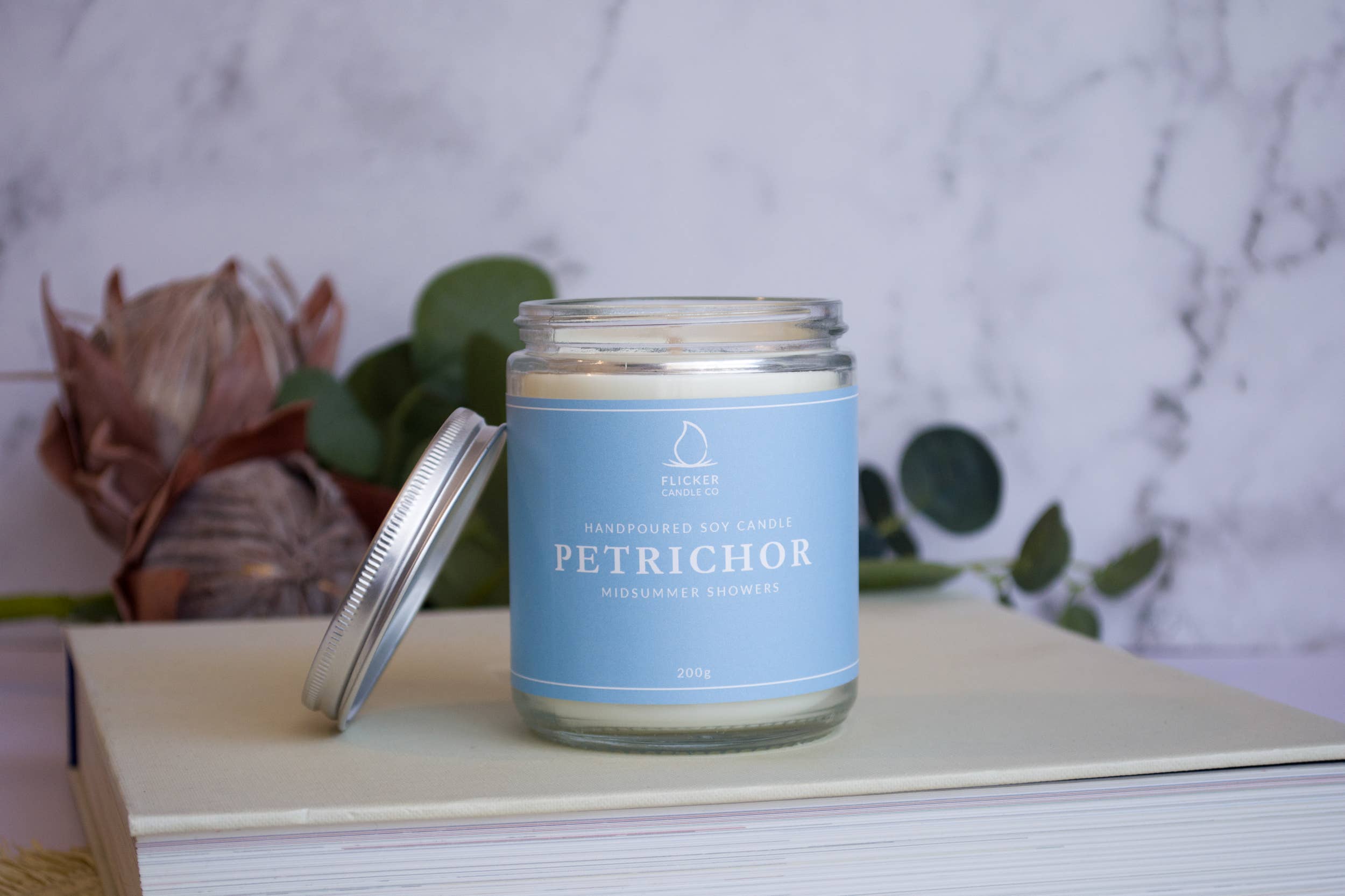 Flicker Candle Co - Wholesale Jar/Filled Candle - Petrichor Soy Candle0