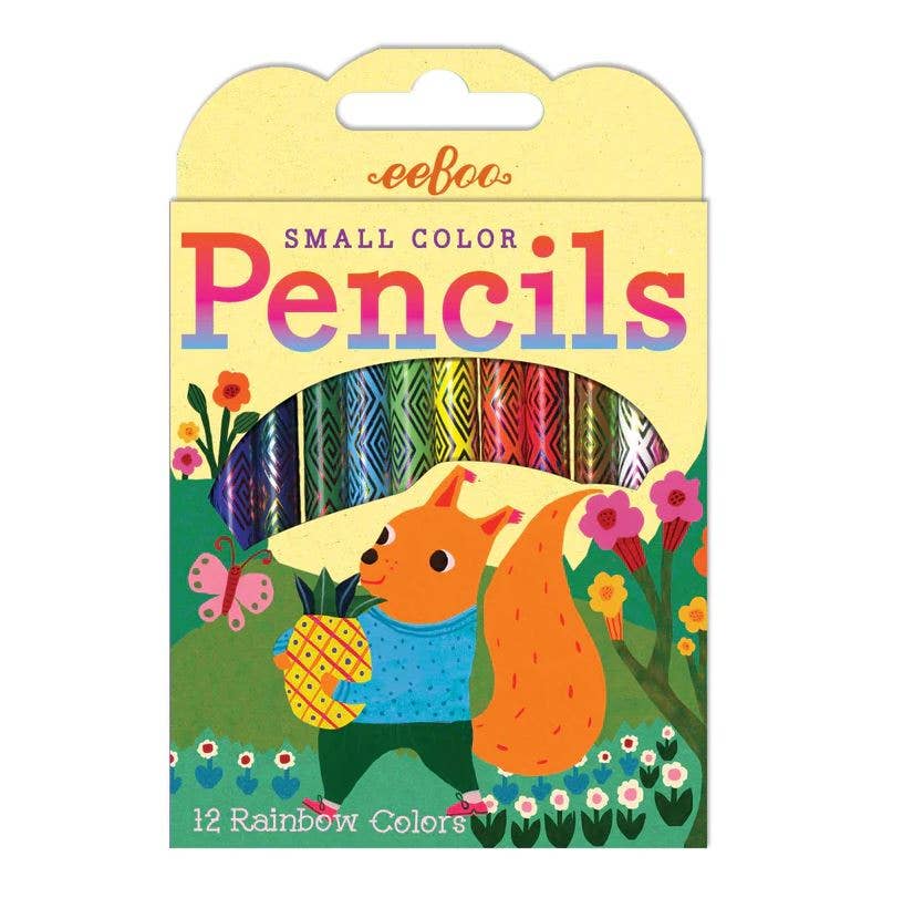 Just Imagine Toys – wholesale Coloured pencil – eeboo Small Pencils Animal Assortment (24 pack)2