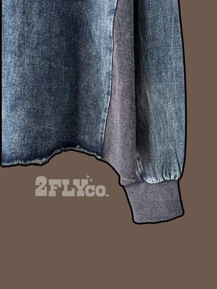 2 Fly Co - Wholesale Hoodie - Women's - URBAN DENIM HOODIE 2.01