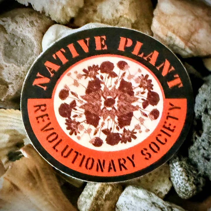 Aufkleber der Revolutionären Gesellschaft für einheimische Pflanzen für den Großhandel von LA Is Not A Desert