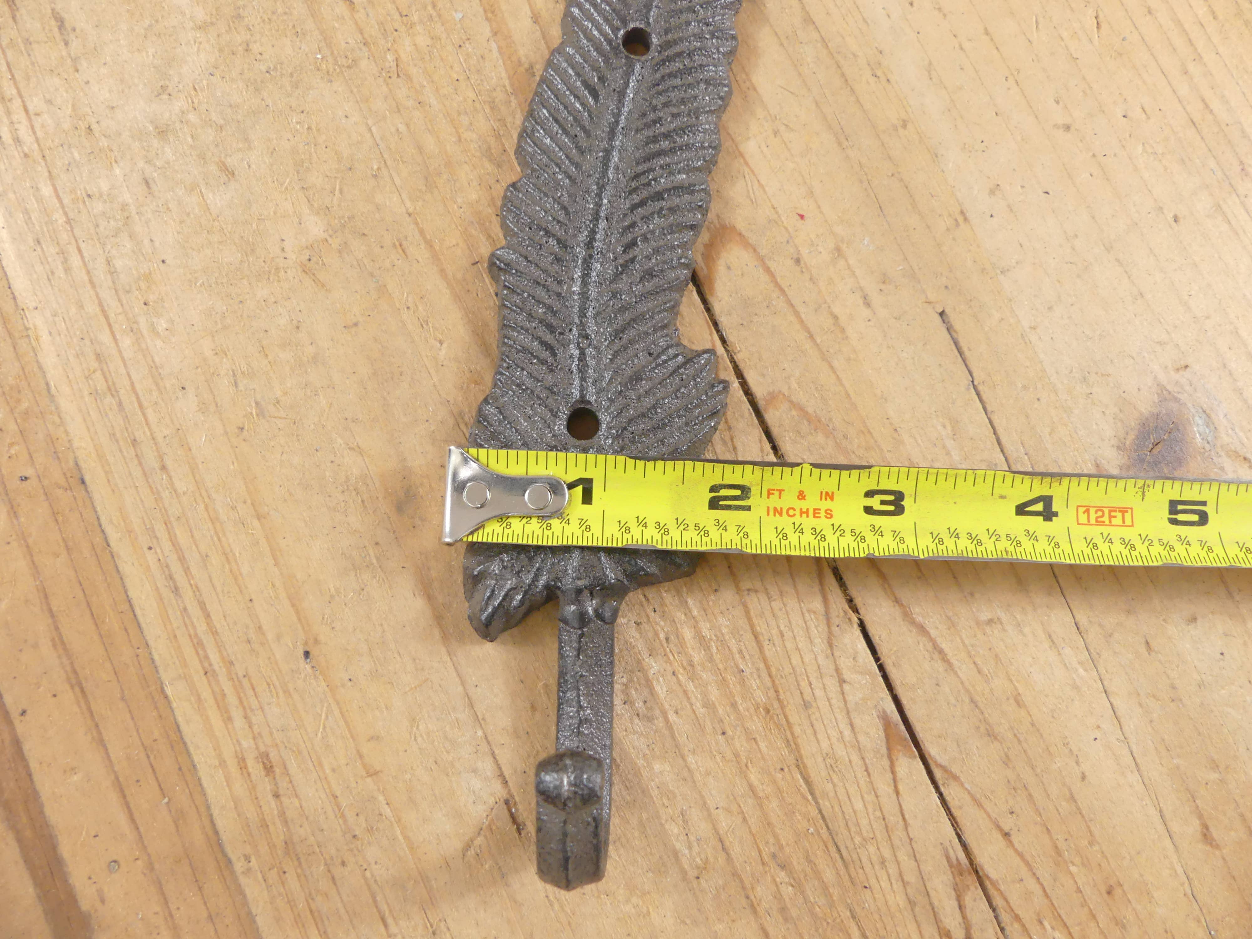 Midwest Craft House - Wholesale Wall Hook - Cast Iron Feather Hook4