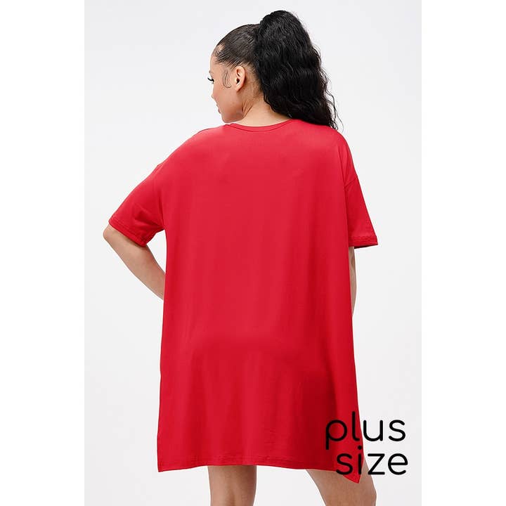 Lime All the Time - Wholesale Lounge Set - Women's - Big Side Split V neck Shirt and Shorts Set Plus