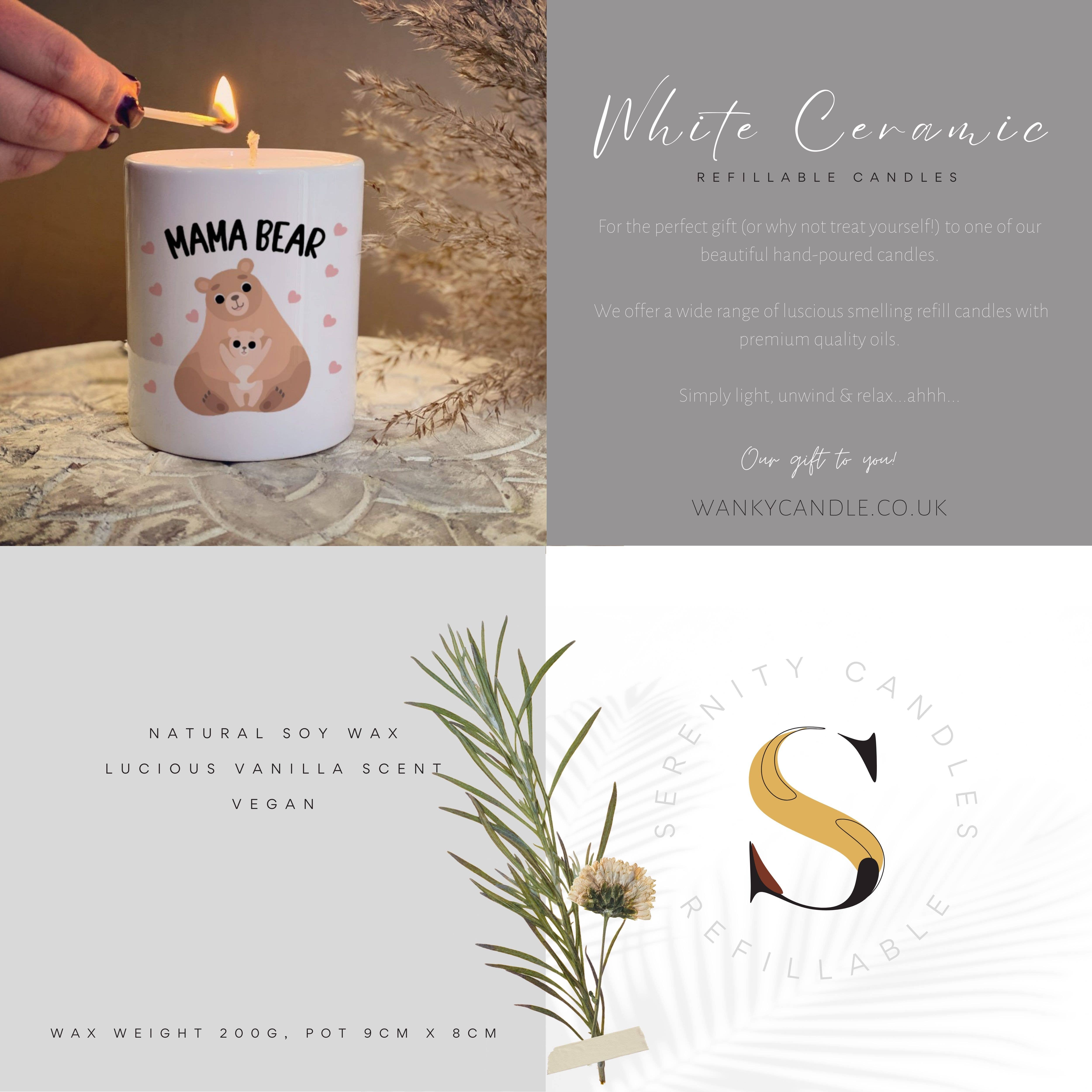 Cheeky Chops Cards & Wanky Candles - Venta al por mayor Velas en tarros - Serenity Candles - Conscientes y positivas - Positive Vibes SCC051
