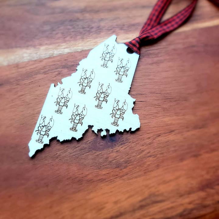 Adorno de madera de Maine- Lango para venta al por mayor de Gem Lounge Jewelry